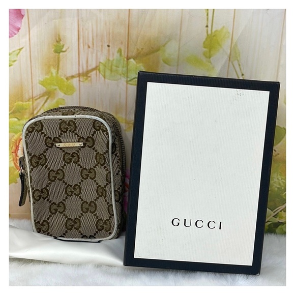 Authentic Gucci Monogram coins Pocket - Picture 1 of 11